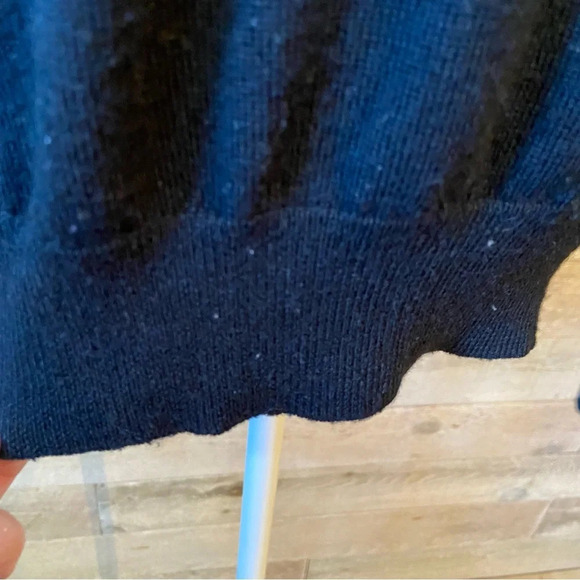 Neiman Marcus  women’s collared black sweater in‎ size small - Picture 7 of 8